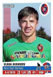 Sticker Vlada Avramov - Calciatori 2012-2013 n. 58 - Panini