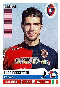 Sticker Luca Rossettini - Calciatori 2012-2013 - Panini