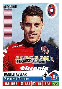 Sticker Danilo Avelar - Calciatori 2012-2013 n. 67 - Panini
