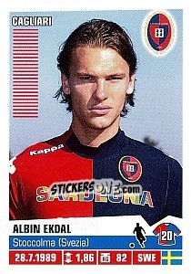 Sticker Albin Ekdal - Calciatori 2012-2013 n. 70 - Panini