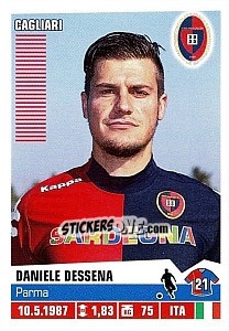 Sticker Daniele Dessena - Calciatori 2012-2013 n. 71 - Panini