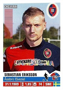 Sticker Sebastian Eriksson - Calciatori 2012-2013 n. 73 - Panini