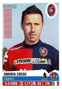 Sticker Andrea Cossu - Calciatori 2012-2013 - Panini
