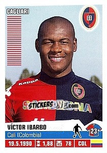 Sticker Víctor Ibarbo - Calciatori 2012-2013 n. 75 - Panini