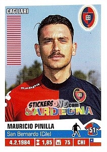 Cromo Mauricio Pinilla - Calciatori 2012-2013 n. 79 - Panini