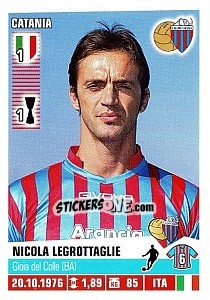 Sticker Nicola Legrottaglie - Calciatori 2012-2013 n. 83 - Panini