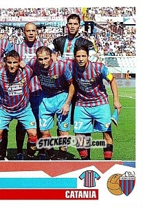 Figurina Squadra - Catania  (2 of 2) - Calciatori 2012-2013 - Panini
