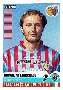 Sticker Giovanni Marchese - Calciatori 2012-2013 n. 88 - Panini