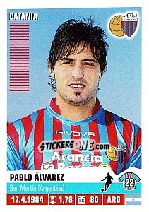 Cromo Pablo Álvarez - Calciatori 2012-2013 - Panini