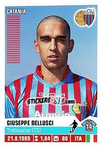 Sticker Giuseppe Bellusci - Calciatori 2012-2013 n. 90 - Panini