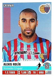 Sticker Alexis Rolín - Calciatori 2012-2013 n. 91 - Panini