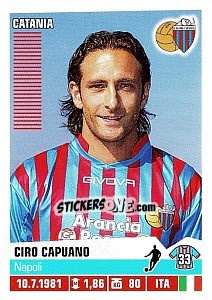 Sticker Ciro Capuano - Calciatori 2012-2013 n. 92 - Panini