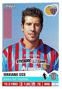 Sticker Mariano Izco - Calciatori 2012-2013 n. 93 - Panini