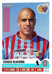 Sticker Sergio Almirón - Calciatori 2012-2013 n. 95 - Panini