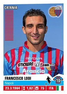 Sticker Francesco Lodi - Calciatori 2012-2013 n. 96 - Panini