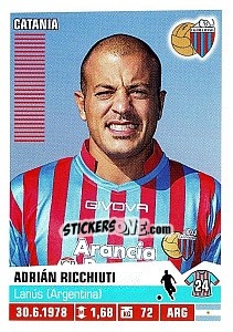 Cromo Adrián Ricchiuti - Calciatori 2012-2013 - Panini
