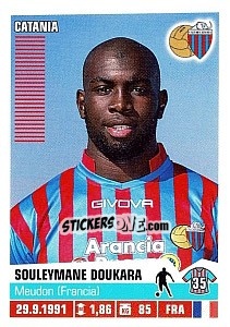 Figurina Souleymane Doukara - Calciatori 2012-2013 - Panini