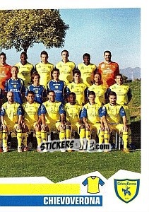 Sticker Squadra - ChievoVerona  (2 of 2) - Calciatori 2012-2013 - Panini