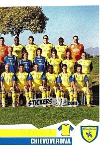 Sticker Squadra - ChievoVerona  (2 of 2) - Calciatori 2012-2013 n. 110 - Panini