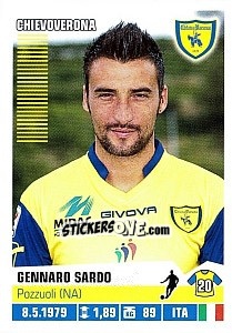 Sticker Gennaro Sardo - Calciatori 2012-2013 - Panini