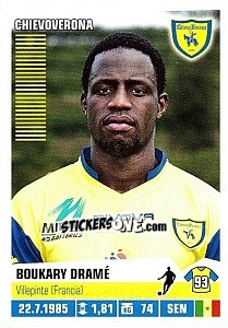 Figurina Boukary Dramé - Calciatori 2012-2013 - Panini