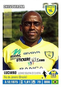 Sticker Luciano - Calciatori 2012-2013 n. 117 - Panini
