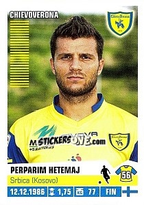 Figurina Perparim Hetemaj - Calciatori 2012-2013 - Panini