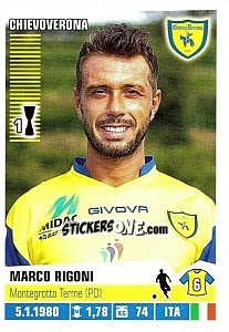 Figurina Marco Rigoni - Calciatori 2012-2013 - Panini