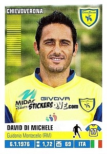 Sticker David Di Michele - Calciatori 2012-2013 n. 126 - Panini