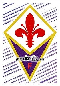 Figurina Scudetto - Fiorentina