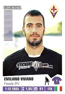 Sticker Emiliano Viviano - Calciatori 2012-2013 - Panini