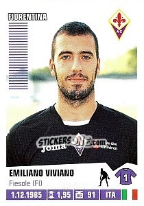Sticker Emiliano Viviano - Calciatori 2012-2013 n. 129 - Panini