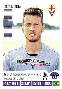 Figurina Neto - Calciatori 2012-2013 - Panini