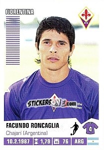 Sticker Facundo Roncaglia - Calciatori 2012-2013 n. 132 - Panini