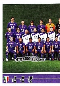 Figurina Squadra - Fiorentina  (1 of 2) - Calciatori 2012-2013 - Panini