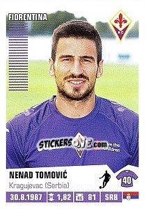Sticker Nenad Tomovic - Calciatori 2012-2013 n. 136 - Panini