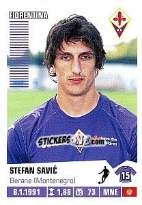 Sticker Stefan Savic - Calciatori 2012-2013 n. 137 - Panini