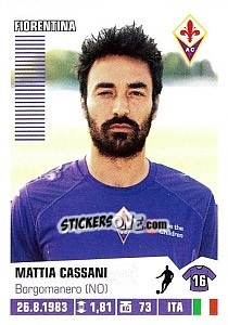 Sticker Mattia Cassani - Calciatori 2012-2013 - Panini