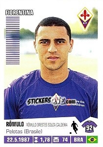 Sticker Rômulo - Calciatori 2012-2013 n. 140 - Panini