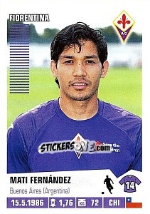 Sticker Mati Fernández - Calciatori 2012-2013 n. 145 - Panini