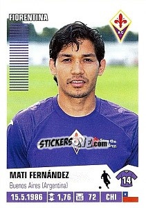 Figurina Mati Fernández - Calciatori 2012-2013 - Panini