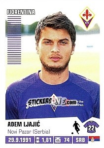 Sticker Adem Ljajic - Calciatori 2012-2013 - Panini