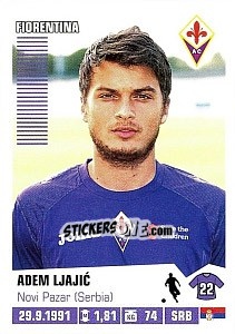 Cromo Adem Ljajic - Calciatori 2012-2013 - Panini