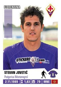 Figurina Stevan Jovetic - Calciatori 2012-2013 - Panini