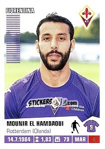 Sticker Mounir El Hamdaoui - Calciatori 2012-2013 - Panini