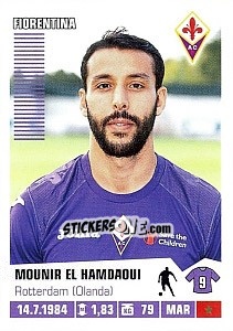 Cromo Mounir El Hamdaoui - Calciatori 2012-2013 n. 150 - Panini