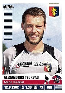 Sticker Alexandros Tzorvas - Calciatori 2012-2013 n. 154 - Panini