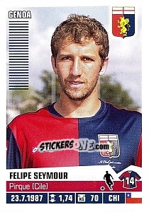 Sticker Felipe Seymour - Calciatori 2012-2013 - Panini