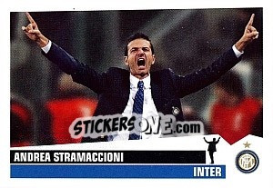 Cromo Andrea Stramaccioni - Calciatori 2012-2013 - Panini