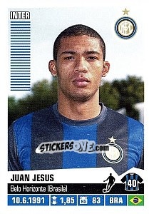 Cromo Juan Jesus - Calciatori 2012-2013 - Panini